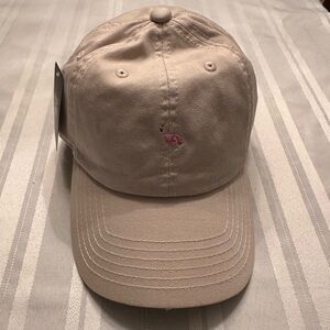 NWT Adjustable Flamingo Baseball Hat, One Size